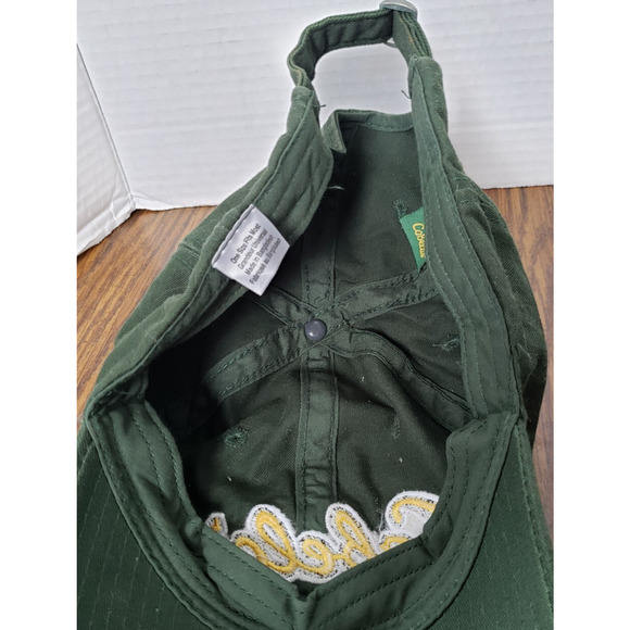 Cabela's Green Strapback Adjustable Baseball Cap Hat - Picture 7 of 9